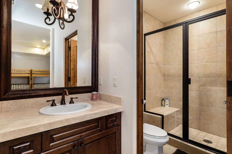 Take a hot shower after skiing | Lower Level