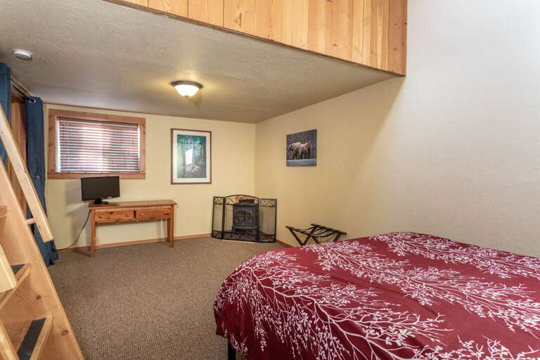 Get cozy in bed | Queen Bed | Main Level - The Great House Get cozy in bed | Queen Bed | Main Level - The Great House