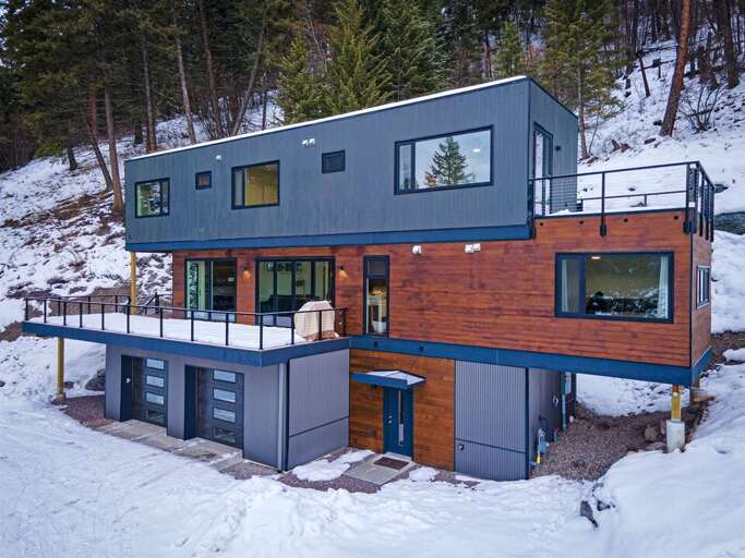Larch Haus offers a 2 car garage on the ground floor of the home | Exterior