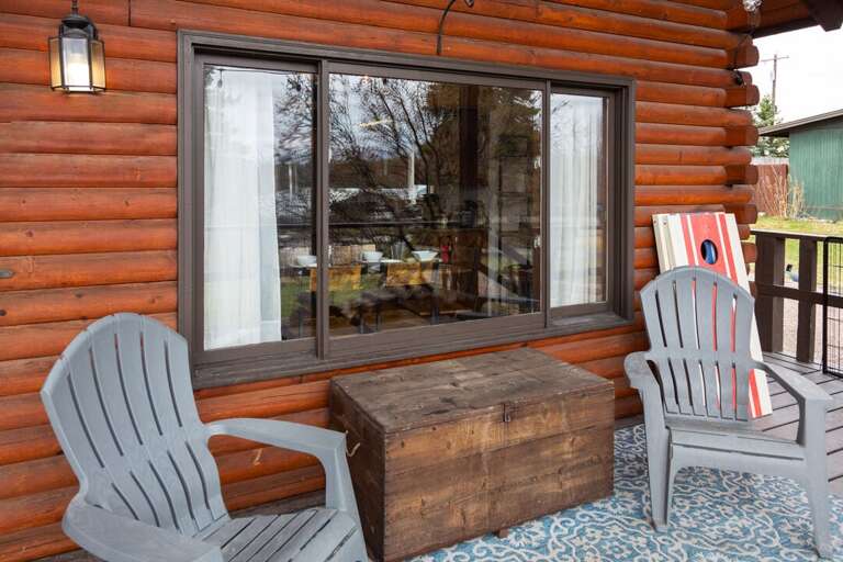 Adirondack Chairs to sit and  relax in | Exterior