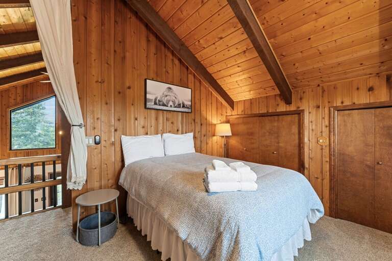 Cozy loft bedroom | Upper Level