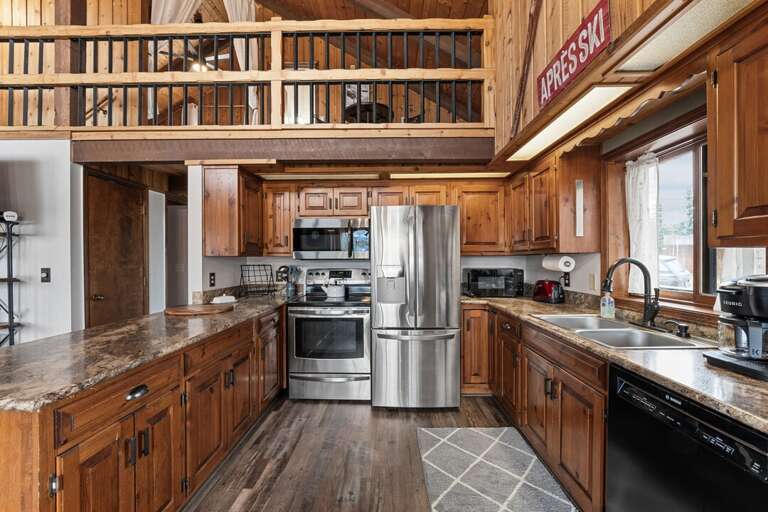 Galley Kitchen with plenty of ample work space | Main Level