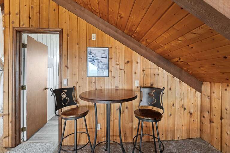 Upstairs area to sit and soak in the views | Upper Level