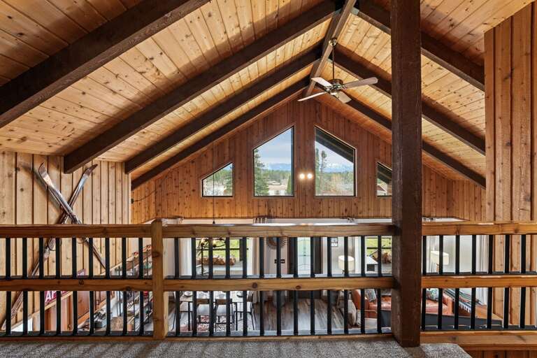Vaulted ceilings with views abound | Upper Level