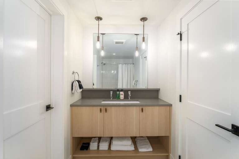 Modern Double Vanity Sink | Main Level Modern Double Vanity Sink | Main Level