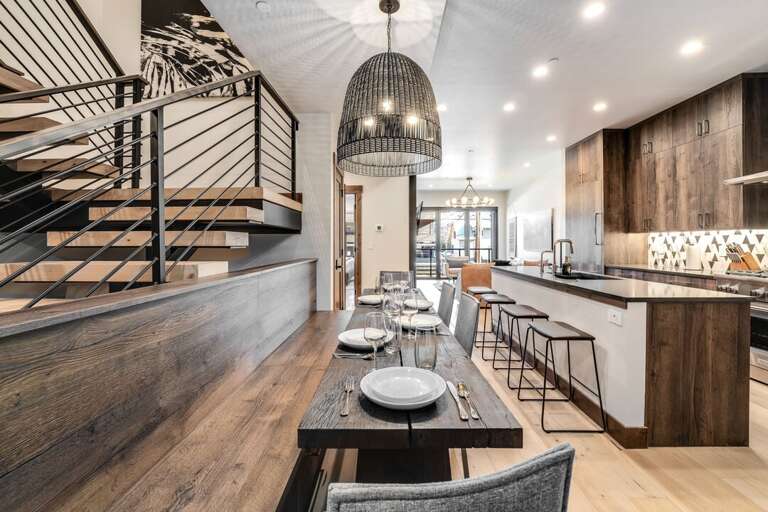 Dining Room Table Seating for Six People | Main Level