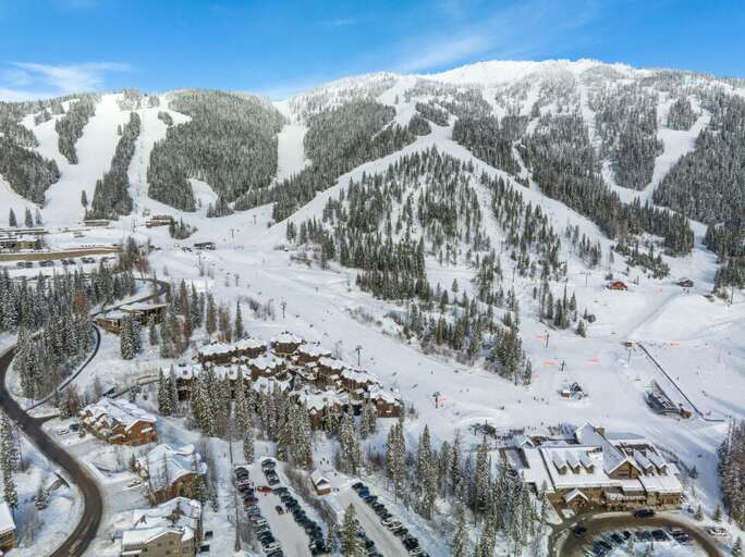 A beautiful view of the Ski Slopes at Whitefish Mountain. Ski the FISH | Exterior