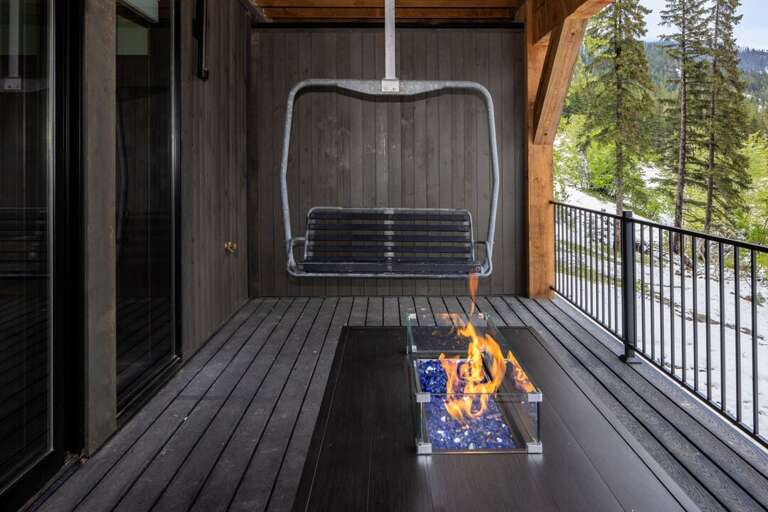 This chair lift provides a great photo opportunity during your stay | Exterior