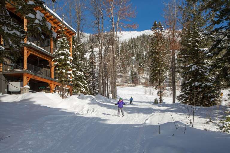 Enjoy watching the kids ski by from any level of this amazing home | Exterior
