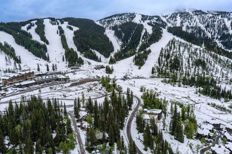 Incredible Ariel views the Whitefish Ski area | Exterior