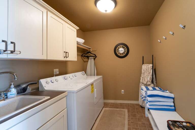 Laundry Room with Washer and Dryer | Main Level