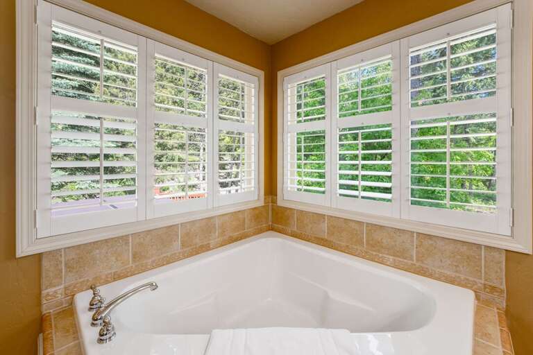 Relax in the oversized bath tub! | Main Level