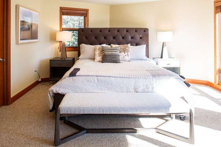 Lower Level Master Bedroom 2 with a King Bed, Smart TV and Private Bath | Lower Level