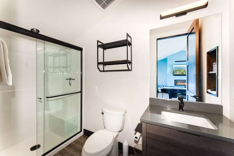 Bonus/Game Room Full Bath with a Shower | Upper Level Bonus/Game Room Full Bath with a Shower | Upper Level
