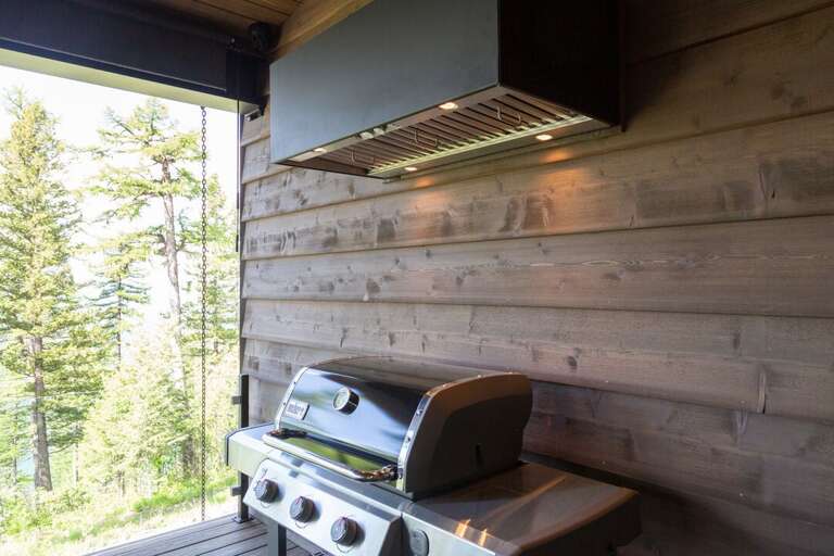 Covered Deck with a BBQ | Exterior Covered Deck with a BBQ | Exterior