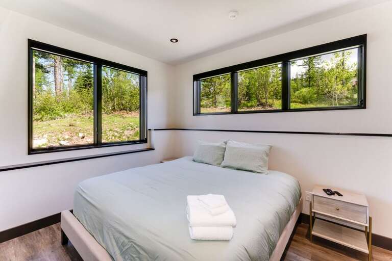 Master Bedroom 2 with a King Bed, Electric Fireplace and Smart TV | Main Level Master Bedroom 2 with a King Bed, Electric Fireplace and Smart TV | Main Level