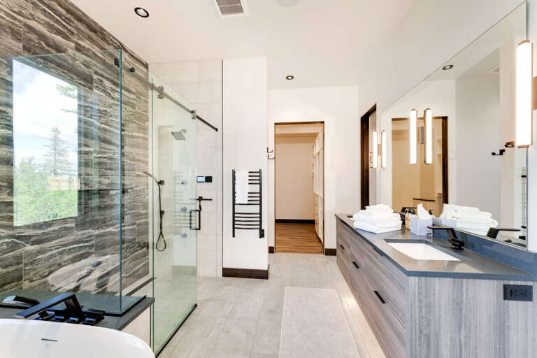 Master En Suite with Two Sinks | Main Level Master En Suite with Two Sinks | Main Level