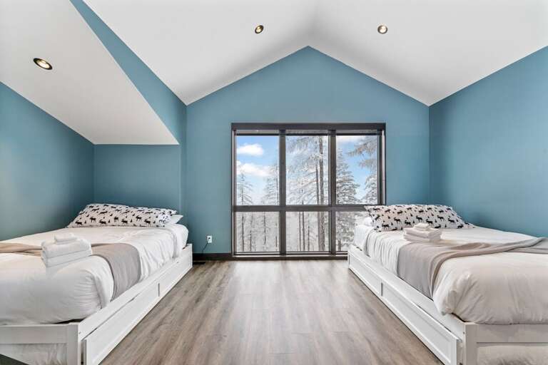 Two Queen beds with twin trundles | Upper Level Two Queen beds with twin trundles | Upper Level