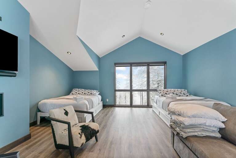 Two Queen beds with twin trundles | Upper Level Two Queen beds with twin trundles | Upper Level