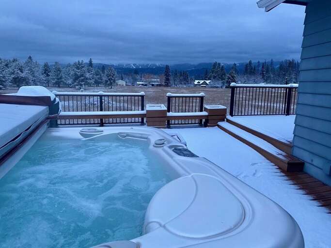 Private Hot Tub In The Snow Private Hot Tub In The Snow