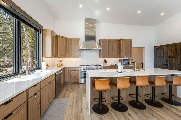 Bar seating for five people | Main Level