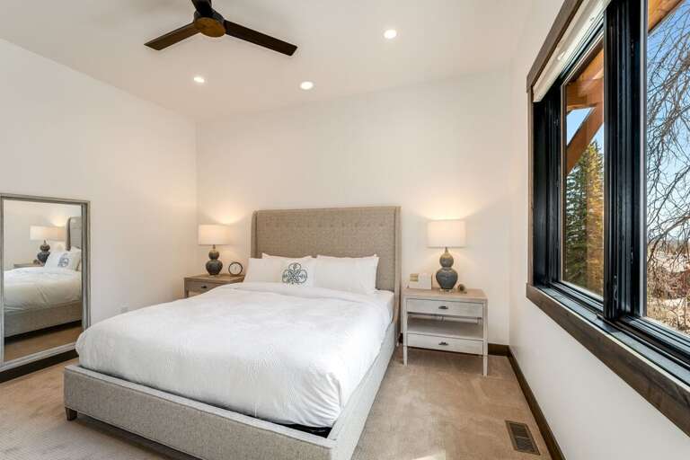 Bedroom Five (Upper/Main Level)- King Bed and En Suite Bathroom | Main Levle