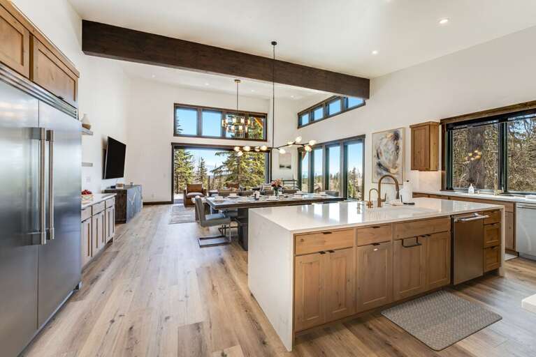 Open-concept living area | Main Level