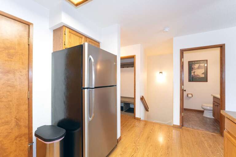 Modern Stainless Steel Refrigerator | Main Level Modern Stainless Steel Refrigerator | Main Level