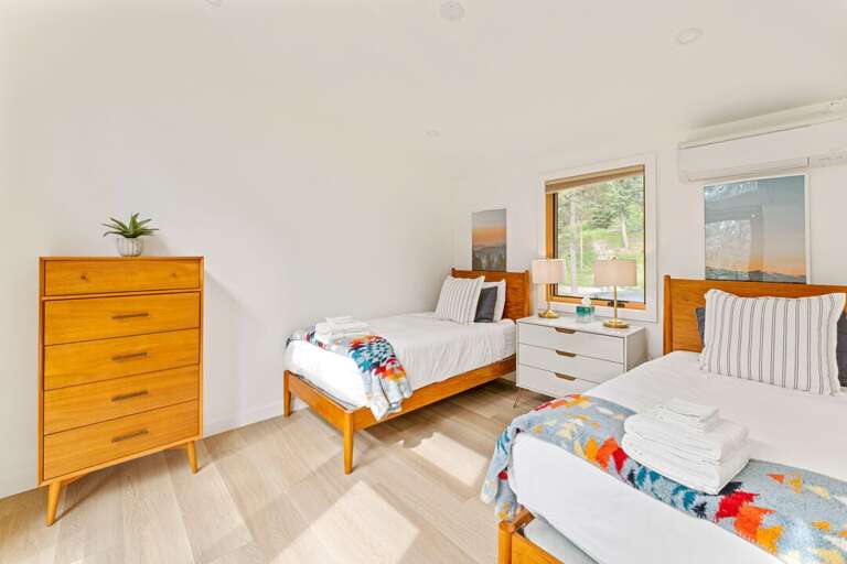 Bedroom 2 with two twin beds | Main Level