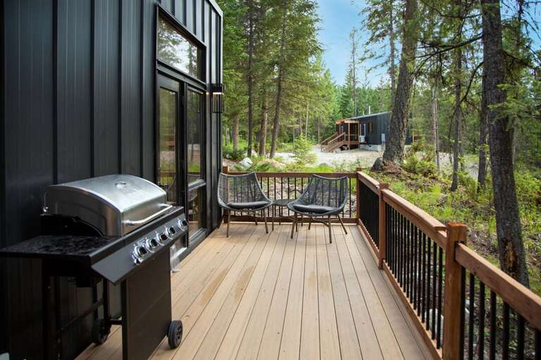 Deck with a gas BBQ | Exterior Deck with a gas BBQ | Exterior