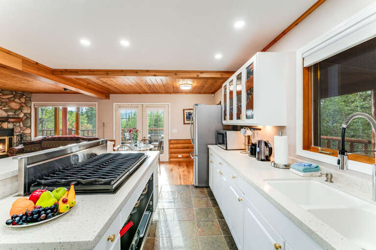 Deck Access off the Kitchen | Main Level Deck Access off the Kitchen | Main Level