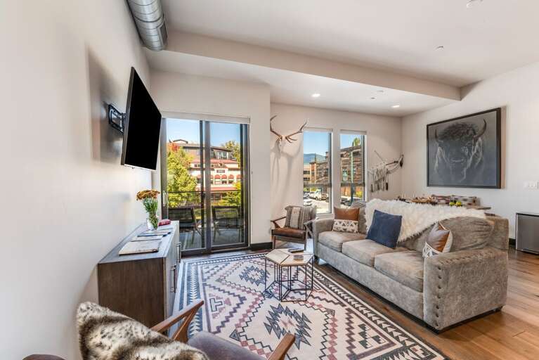 Queen sleeper sofa | Main Level