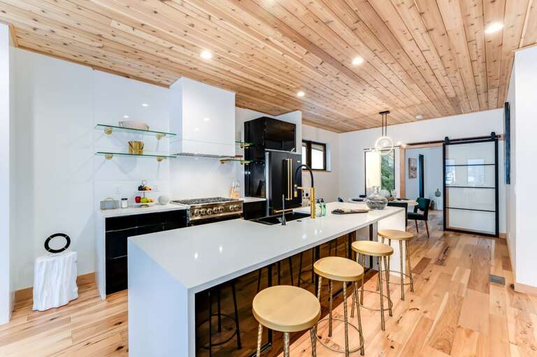 Bar seating for four | Upper Level