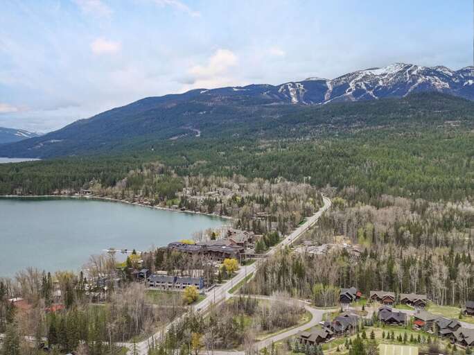 Aerial Views of the Whitefish Lake and the Slopes | Exterior