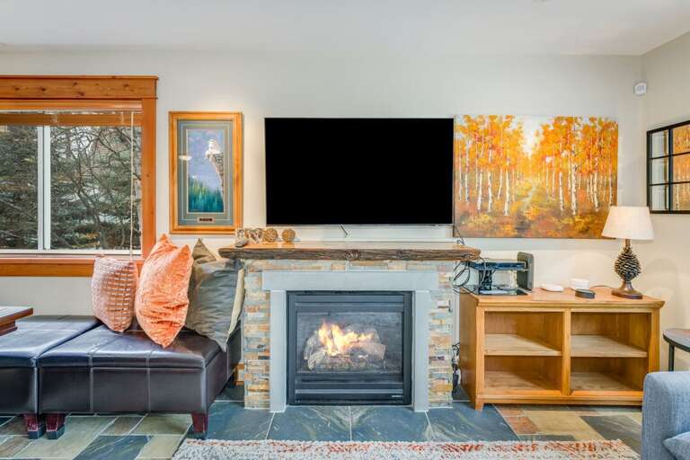 Cozy up Next to the Fireplace | Main Level