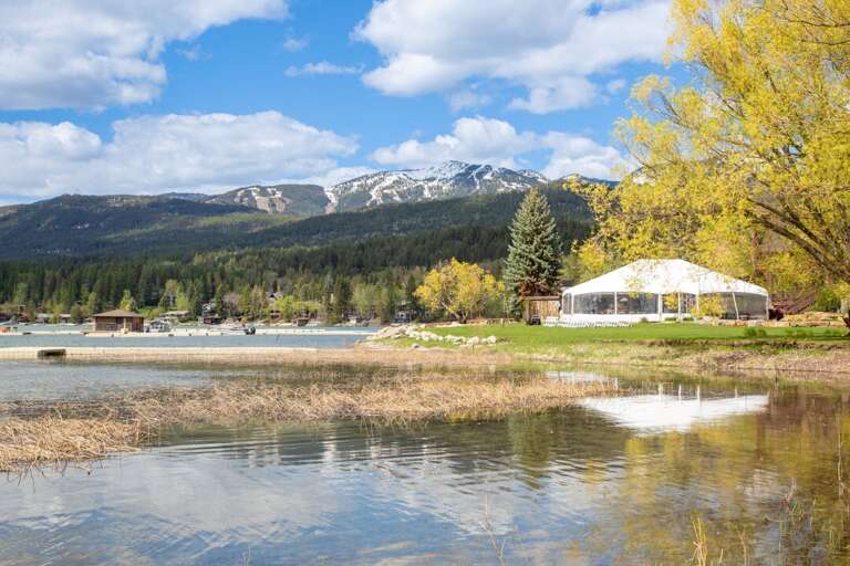 Beautiful Whitefish Mountain in the distance | Exterior