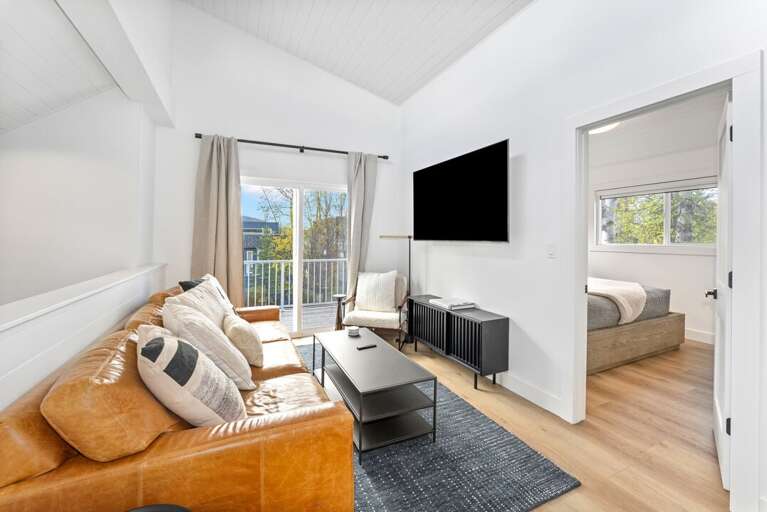 Upper level living room with sleeper sofa | Upper Level Upper level living room with sleeper sofa | Upper Level