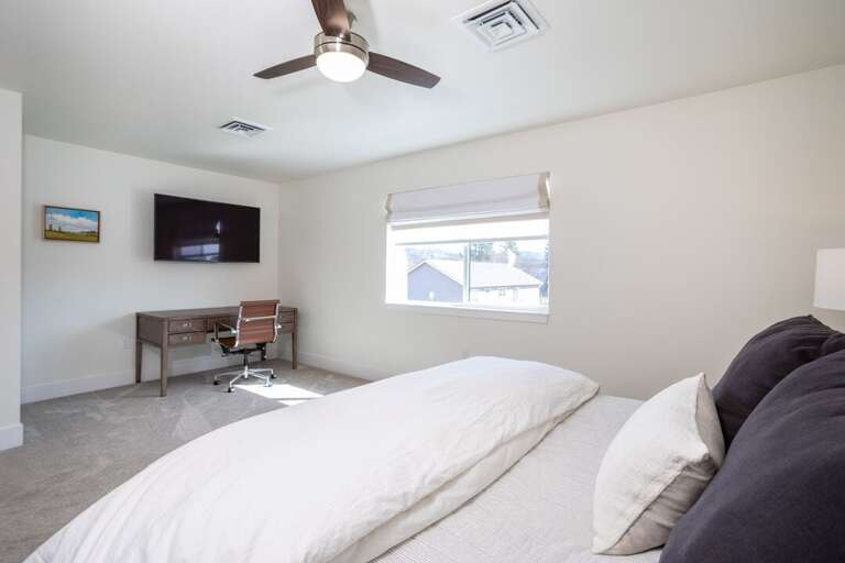 Catch up on a new show | King Bed | Upper Level