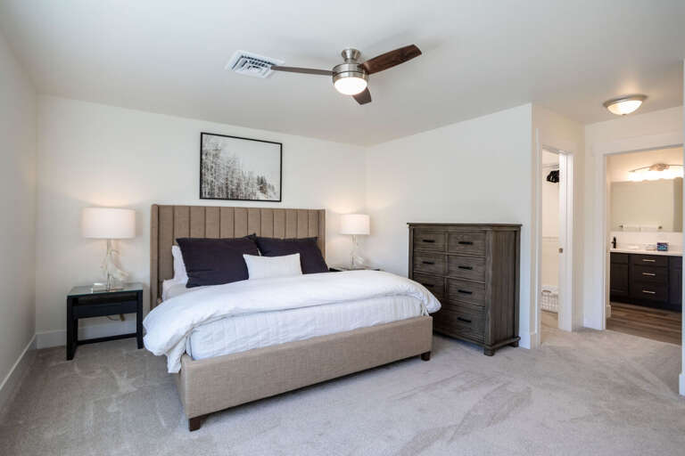 Get a good night's sleep | King Bed | Upper Level