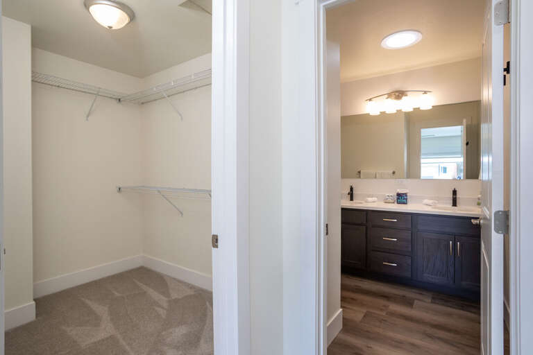 Lots of closet space for your belongings | Upper Level