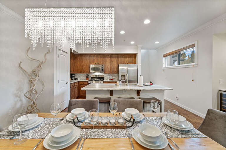 Dining Room and Kitchen | Main Level