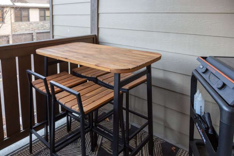 Seating for 4 on the Patio | Exterior