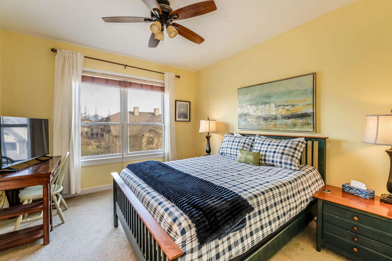 Media Area and Desk | Upper Level