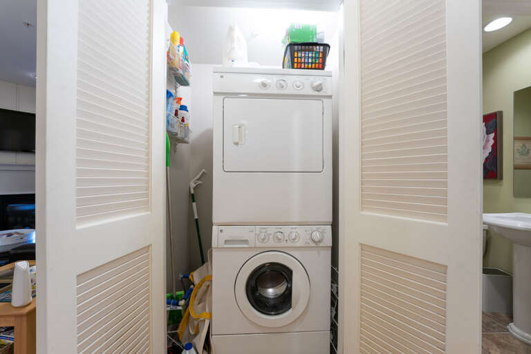 Stackable Washer/Dryer | Main Level