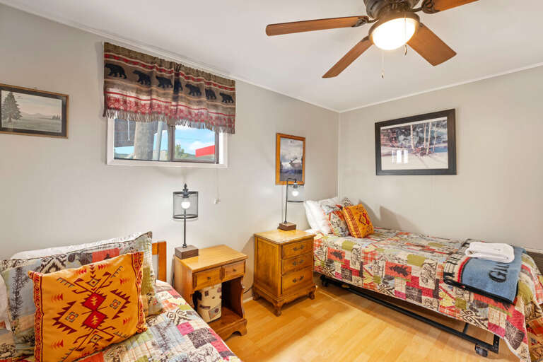 Bedroom 3 (Main level)- Two twin beds