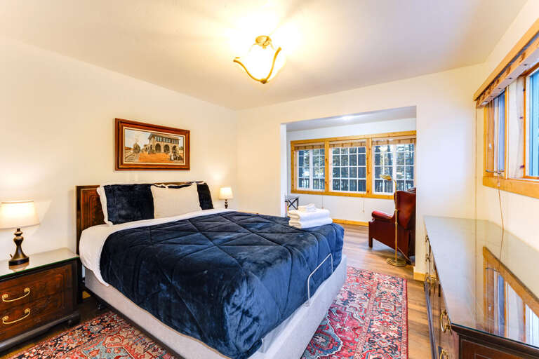 Bedroom 1 - Queen Bed with Share Full Bath | Main Level