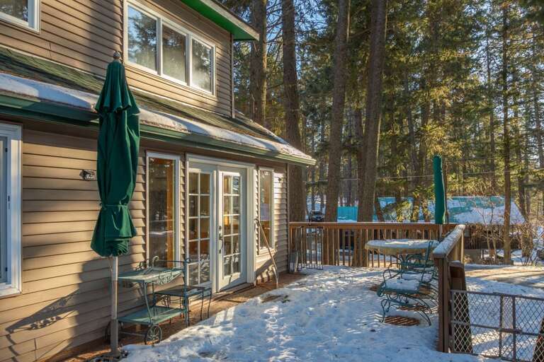 Back Deck Area off of the Living Room | Exterior