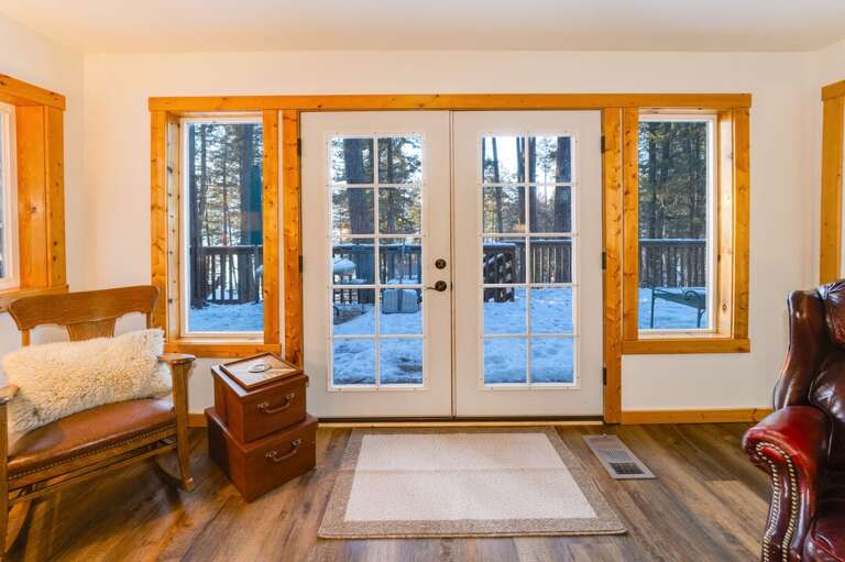French Doors Out to The Deck | Main Level