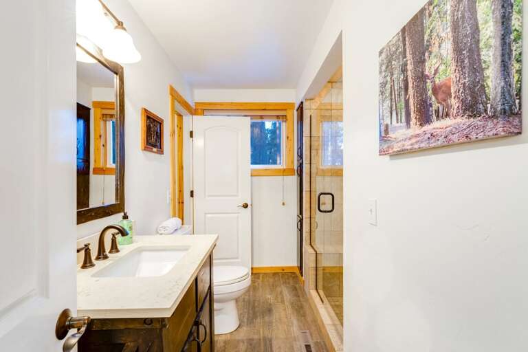 Single Vanity in Shared Bathroom | Main Level