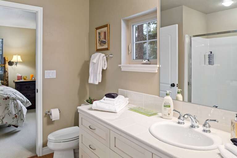 Shared Jack-n-Jill Bath with a Shower